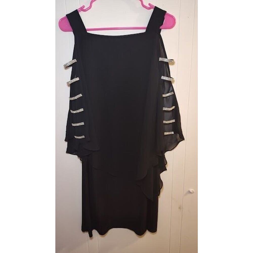 Jbs Black Dress Short Sleeves New Made In Indonesia Size 8